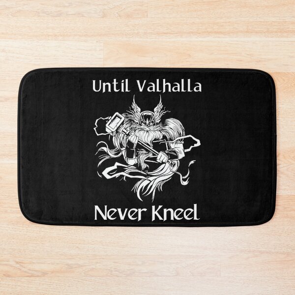 Item preview, Until Valhalla - Never Kneel -  Viking with Hammer designed and sold by Georgy09.