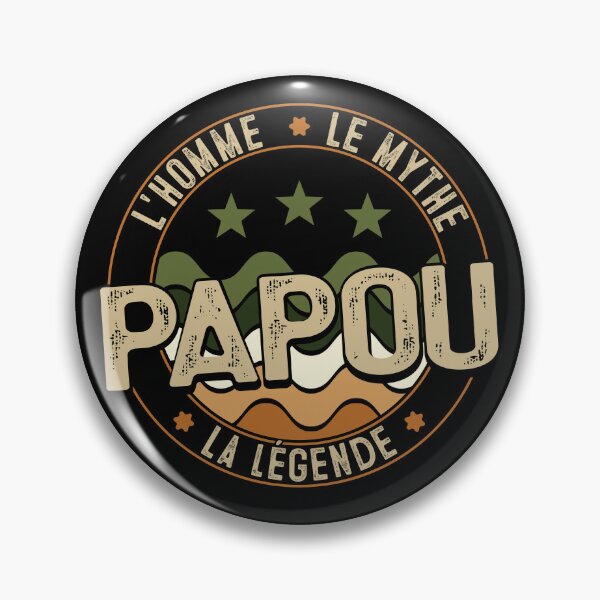 Item preview, Papou The Man The Myth The Legend designed and sold by TrendingDSGN ⭐⭐⭐⭐⭐.