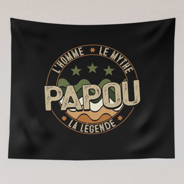Item preview, Papou The Man The Myth The Legend designed and sold by TrendingDSGN ⭐⭐⭐⭐⭐.