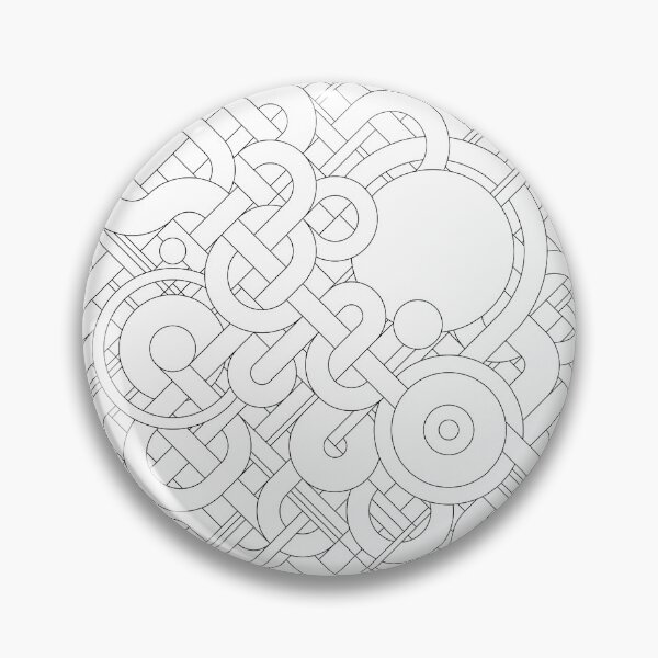 Item preview, Abstract geometric black and white vector pattern, tattoo design	 designed and sold by Familyshmot.