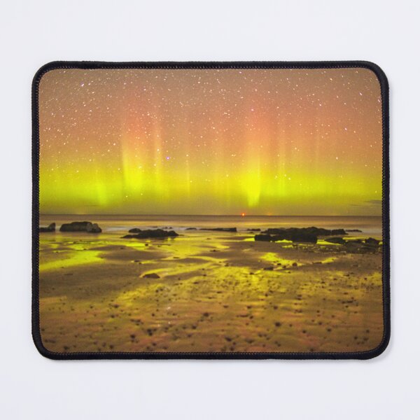Item preview, Christmas Aurora Lossiemouth beach designed and sold by Derren Jones.