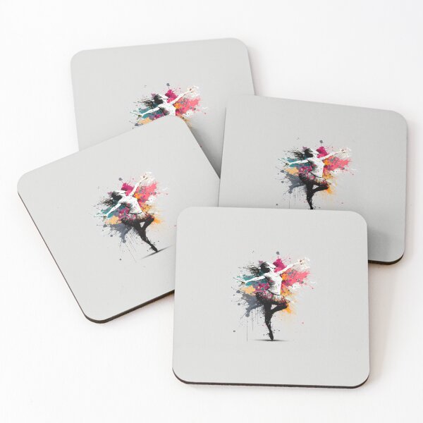 Item preview, ballet dancer splatter paint style designed and sold by sammgdesign.