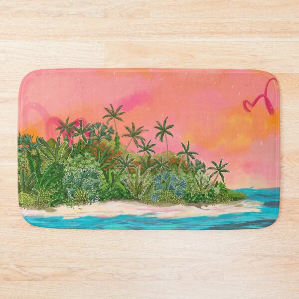 Item preview, When You Weren't: a Tropical Island Abstract Illustration designed and sold by Adrienne Smith.