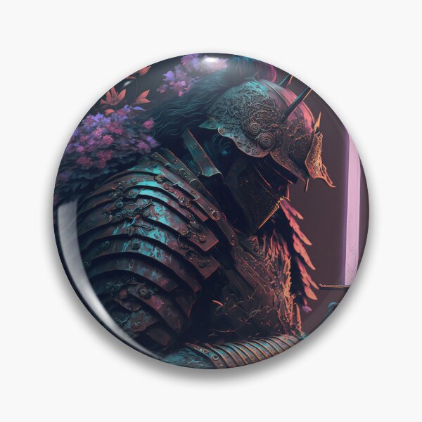 Item preview, Neon Samurai Warrior V1 designed and sold by GummywormDesign.