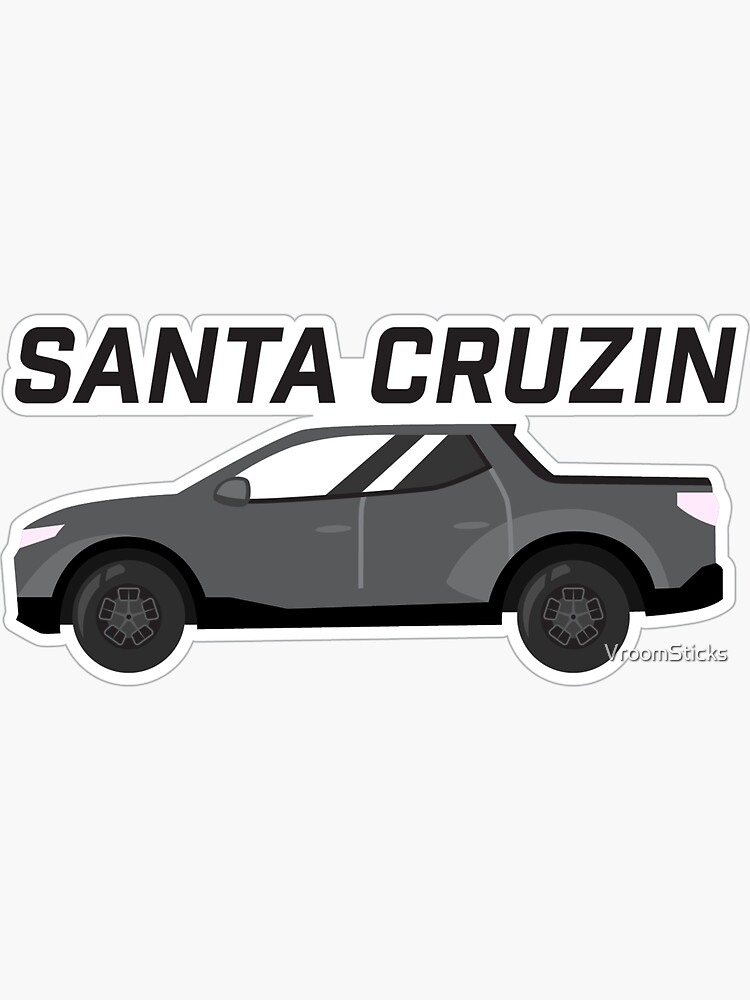 Hyundai Santa Cruzin Sticker for Sale by VroomSticks