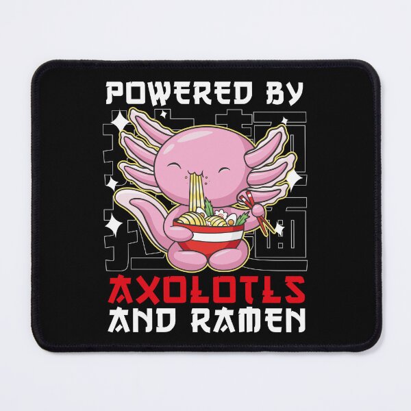 Item preview, Powered by Axolotls & Ramen - Kawaii Axolotl Eating Ramen designed and sold by ollalla.