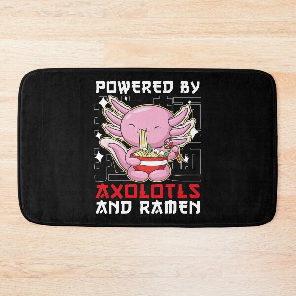Item preview, Powered by Axolotls & Ramen - Kawaii Axolotl Eating Ramen designed and sold by ollalla.