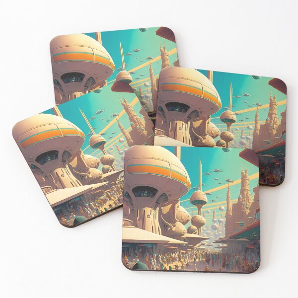 Item preview, Tech Bazaar : Futuristic Tech Bazaar Scene designed and sold by NeuralCanvas.