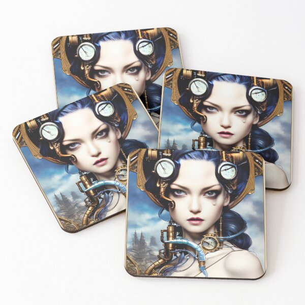 Item preview, Azucena Steampunk Girl Portrait  designed and sold by Kamiri.