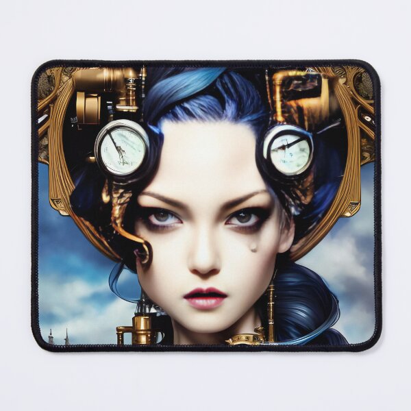 Item preview, Azucena Steampunk Girl Portrait  designed and sold by Kamiri.