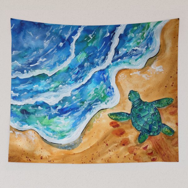 Item preview, Baby Turtle at the Beach designed and sold by Sebastian Grafmann.
