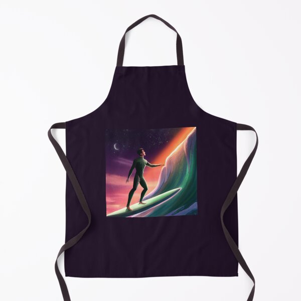 Item preview, Surfing under the Northern Lights - Aurora Borealis designed and sold by Lilieae.