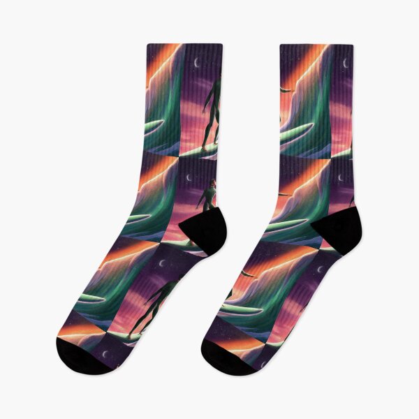 Item preview, Surfing under the Northern Lights - Aurora Borealis  designed and sold by Lilieae.
