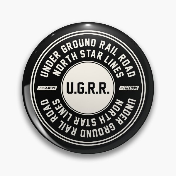 Item preview, Under Ground Rail Road No. 1 Drumhead Logo Floral White  designed and sold by PEK1787.