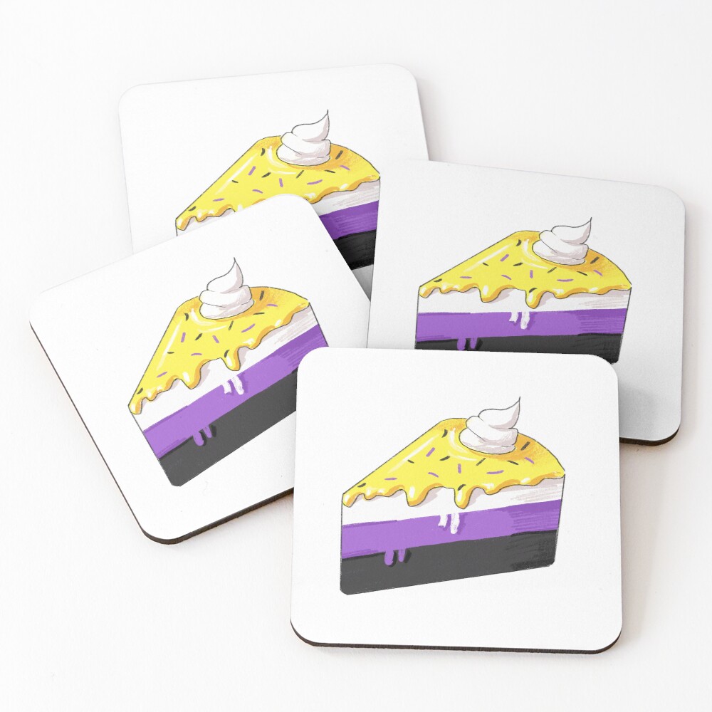 Item preview, Coasters (Set of 4) designed and sold by Raccoondoodles.