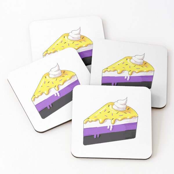Item preview, Nonbinary cake  designed and sold by Raccoondoodles.