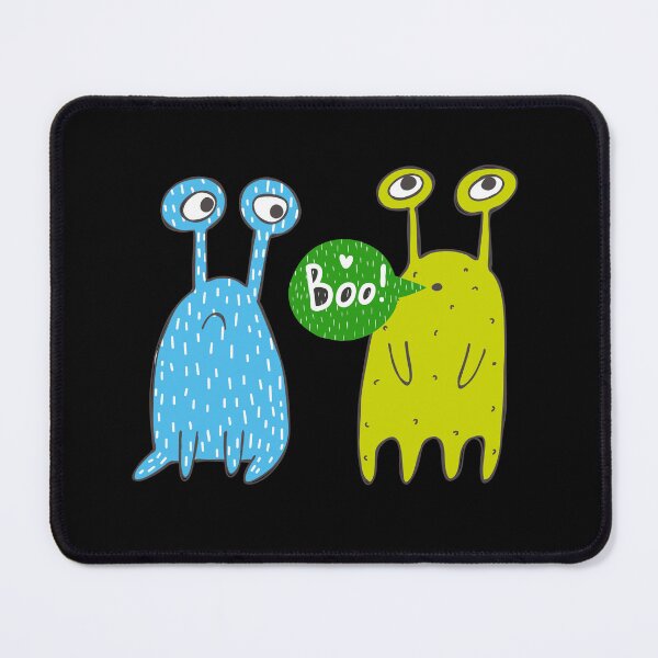 Item preview, Green Monsters Tries to Scare his Blue Friend designed and sold by KOTOdesign.