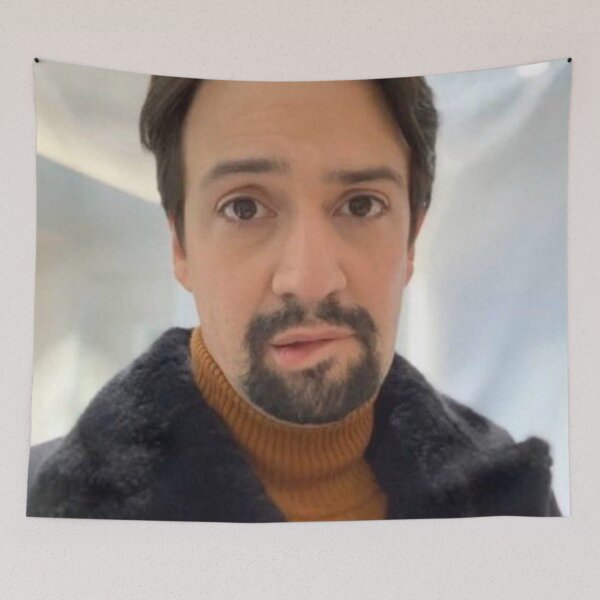Item preview, manuel miranda lip bite meme designed and sold by sonshop99.