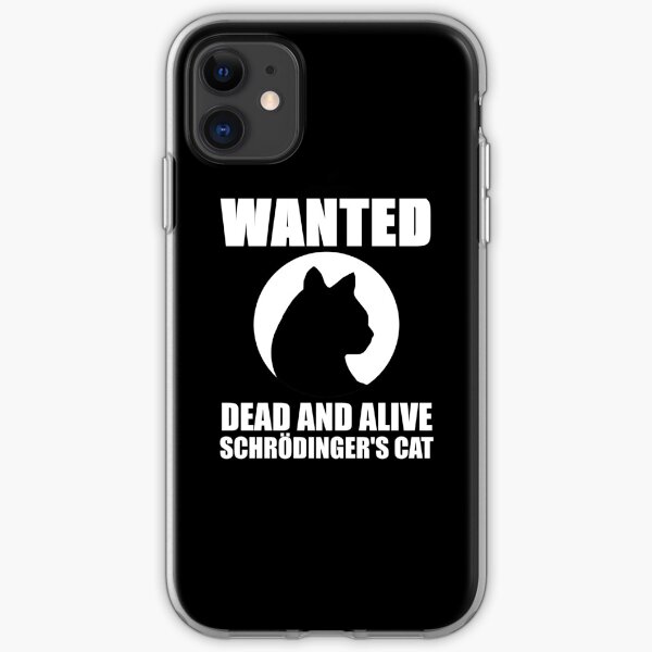 Le chat de Schrödinger Coque souple iPhone