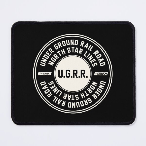 Item preview, Under Ground Rail Road No. 1 Drumhead Logo Floral White  designed and sold by PEK1787.