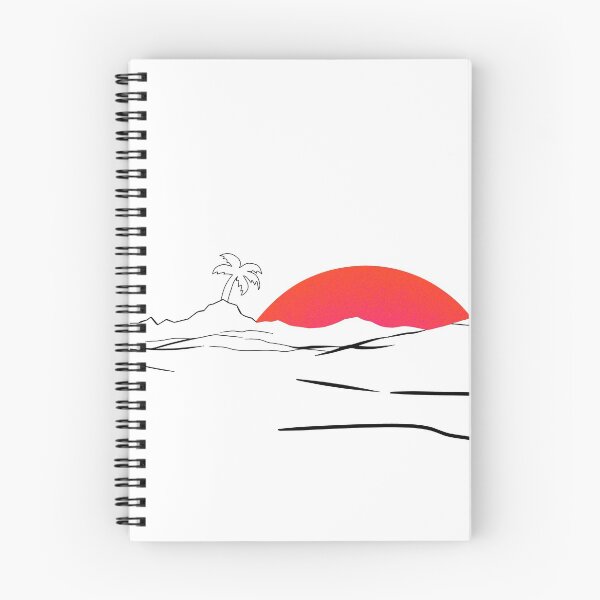 Item preview, Sunset on the beach (for light colour backgrounds) designed and sold by euglenii.