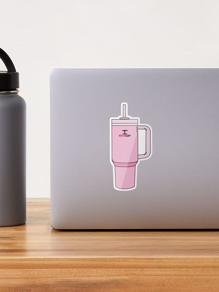 I STANley cup sticker water bottle pink stanleycup cute | Sticker