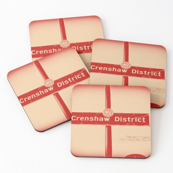 Item preview, Crenshaw District, Los Angeles, CA by Mistah Wilson designed and sold by The Street Sign Store.
