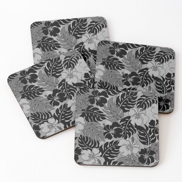 Item preview, Huakini Bay Hawaiian Hibiscus Vintage Floral - Gray designed and sold by DriveIndustries.