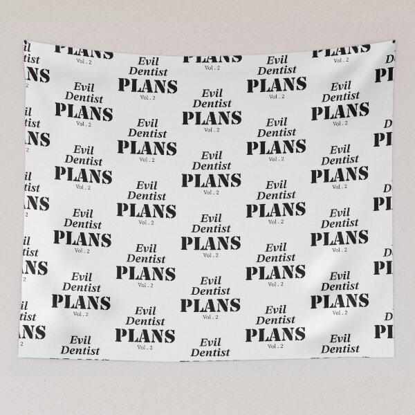 Item preview, Evil Dentist Plans designed and sold by ArtBySymone.