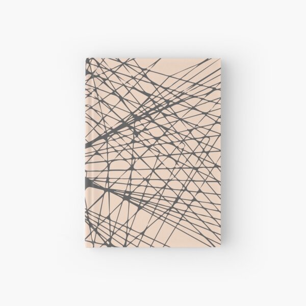 Rythmic Lines rose Hardcover Journal