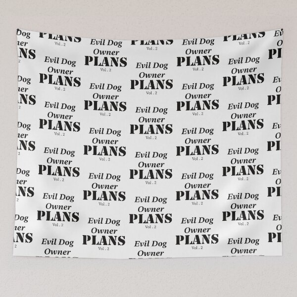 Item preview, Evil Dog Owner Plans designed and sold by ArtBySymone.