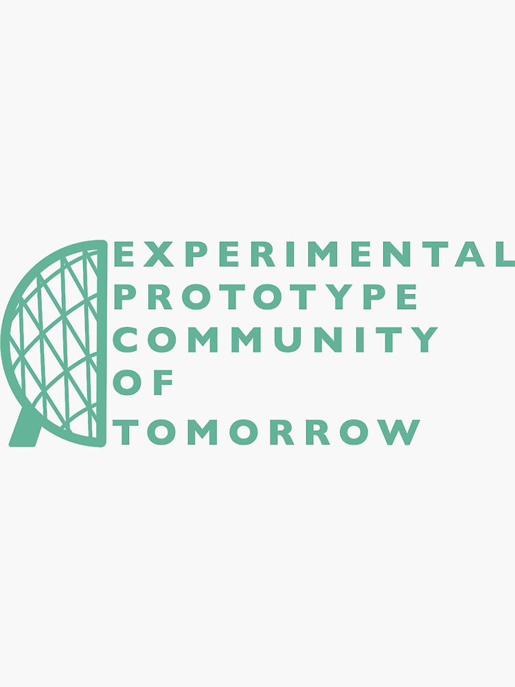 "e p c o t" Sticker for Sale by annielettering Redbubble