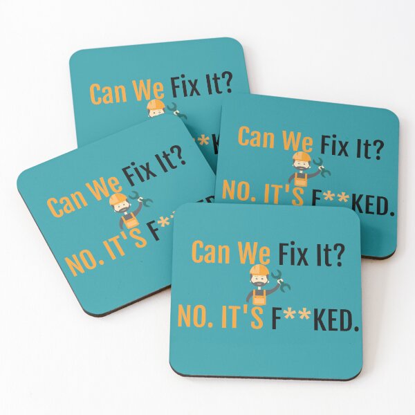 Item preview, Can We Fix It Funny Repair Man Engineer Toolbox designed and sold by ROFIN.