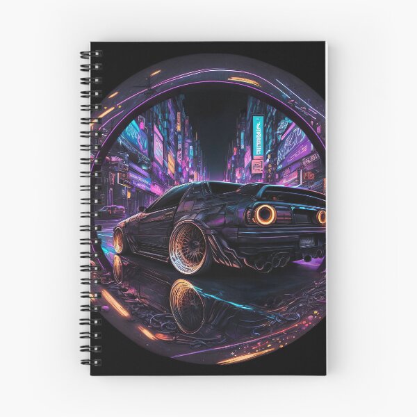 Item preview, JDM Japanese Car Tokyo Midnight Cyberpunk Night Scene  designed and sold by Jozzabazza.