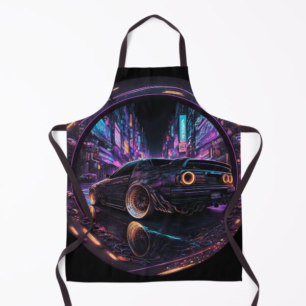 Item preview, JDM Japanese Car Tokyo Midnight Cyberpunk Night Scene designed and sold by Jozzabazza.