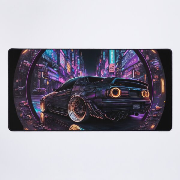 Item preview, JDM Japanese Car Tokyo Midnight Cyberpunk Night Scene designed and sold by Jozzabazza.