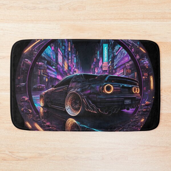 Item preview, JDM Japanese Car Tokyo Midnight Cyberpunk Night Scene  designed and sold by Jozzabazza.