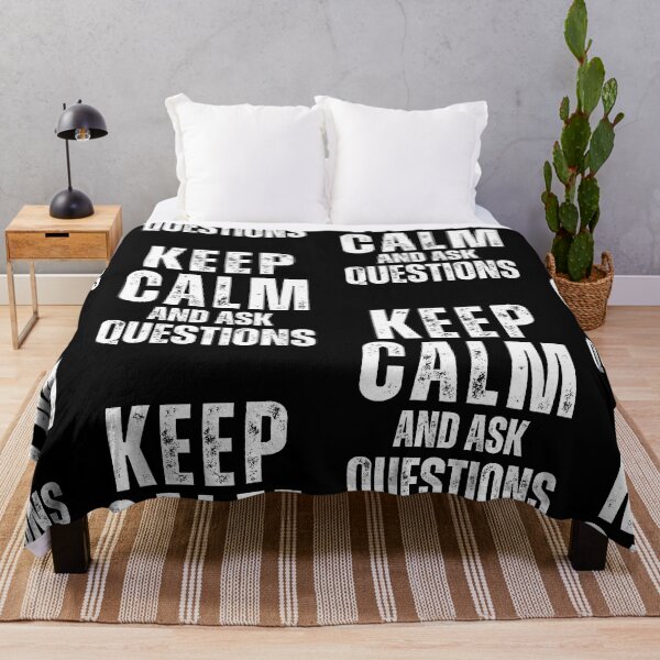 Item preview, Keep Calm And Ask Questions designed and sold by NinniSilver.