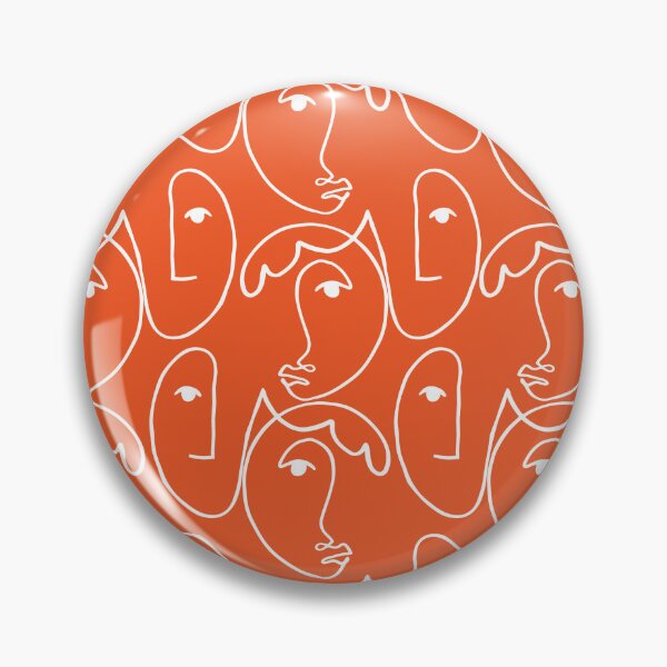 Item preview, Seamless doodle abstract pattern-bright orange designed and sold by Vogue Creations.