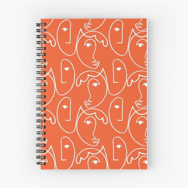 Item preview, Seamless doodle abstract pattern-bright orange designed and sold by Vogue Creations.