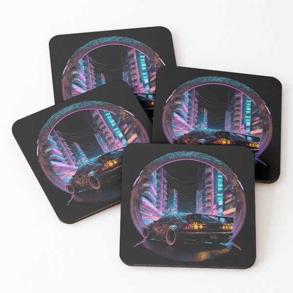 Item preview, JDM Japanese Car Tokyo Midnight Cyberpunk Night Scene  designed and sold by Jozzabazza.