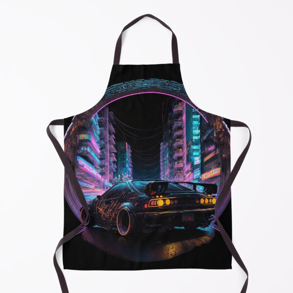 Item preview, JDM Japanese Car Tokyo Midnight Cyberpunk Night Scene designed and sold by Jozzabazza.