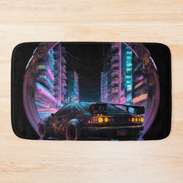 Item preview, JDM Japanese Car Tokyo Midnight Cyberpunk Night Scene  designed and sold by Jozzabazza.