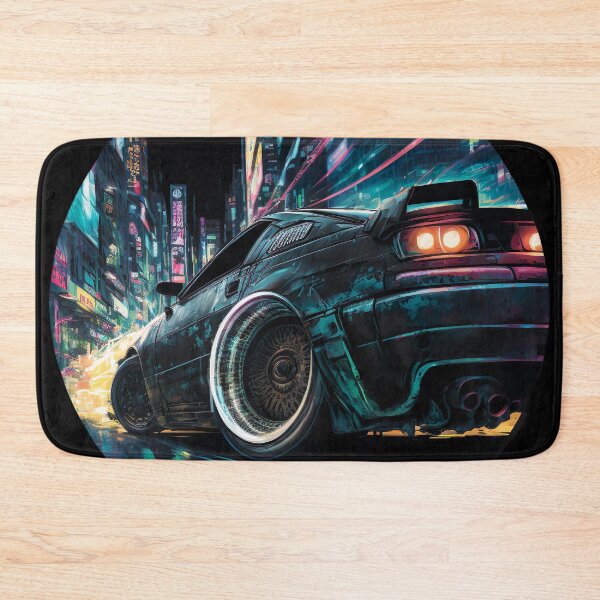 Item preview, JDM Japanese Car Tokyo Midnight Cyberpunk Night Scene  designed and sold by Jozzabazza.