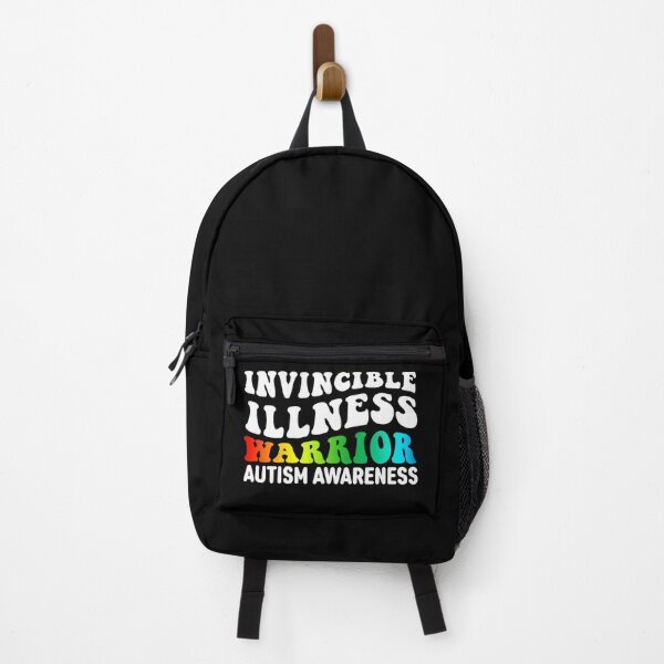 Item preview, Autism Awareness Quote: Invisible Illness Warrior designed and sold by AMINE  ★★★★★.