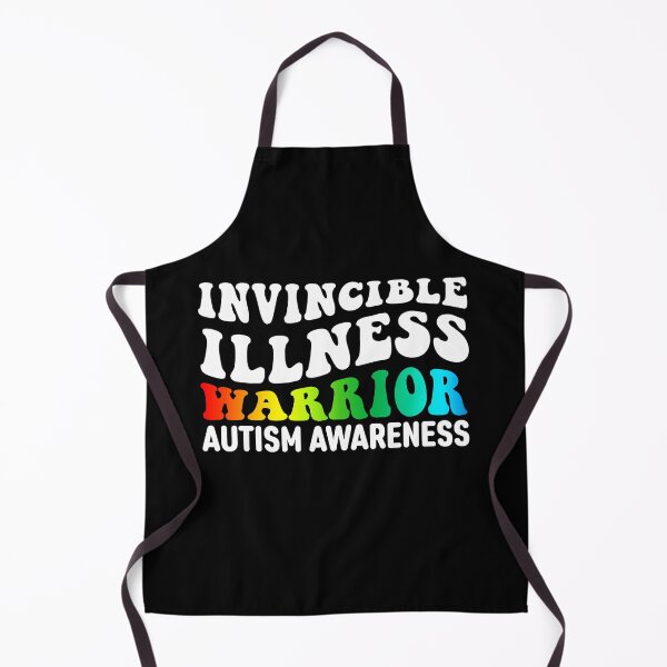 Item preview, Autism Awareness Quote: Invisible Illness Warrior designed and sold by AMINE ★★★★★.