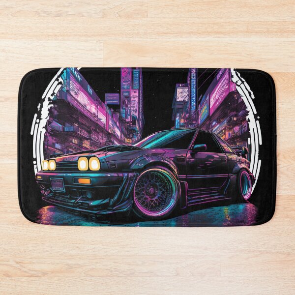 Item preview, JDM Japanese Car Tokyo Midnight Cyberpunk Night Scene  designed and sold by Jozzabazza.