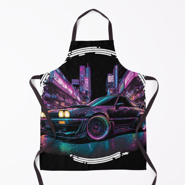 Item preview, JDM Japanese Car Tokyo Midnight Cyberpunk Night Scene designed and sold by Jozzabazza.