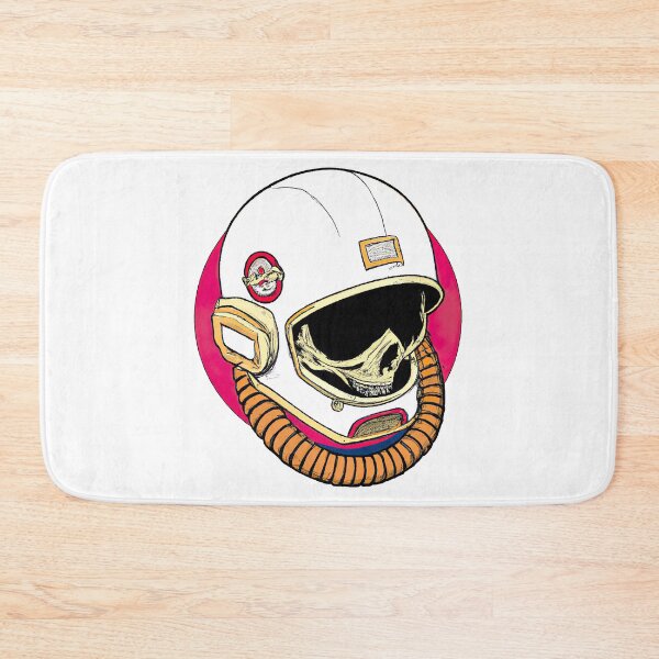 Item preview, Ukiyo E Painting of Skull In Astronaut Helmet- Japanese Painting designed and sold by AlanPhotoArt.