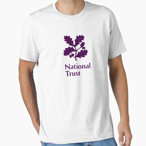 Item preview, NATIONAL TRUST oak leaf acorn PURPLE logo  designed and sold by queensmoothy.